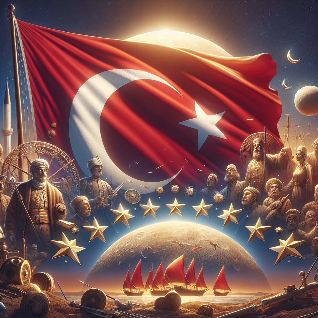 Türk Bayrağındaki Ay ve Yıldız Nereden Geliyor ? İşte Şanlı Türk Bayrağımızın Tarihi