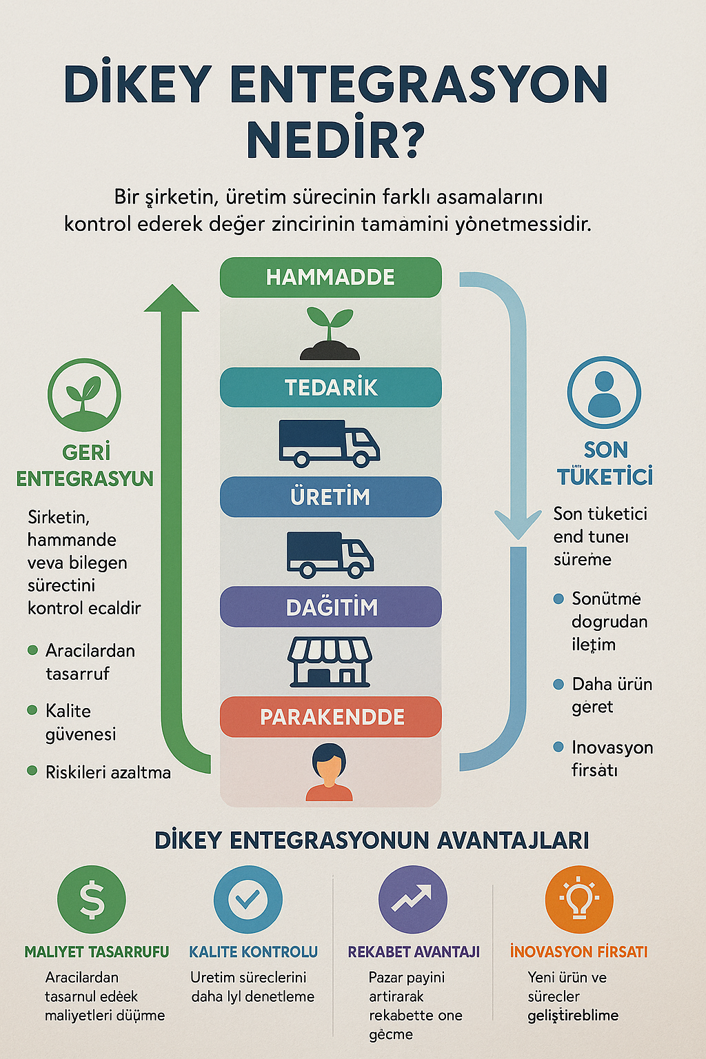 Dikey Entegrasyon ( Dikte Entegrasyon ) Nedir ?