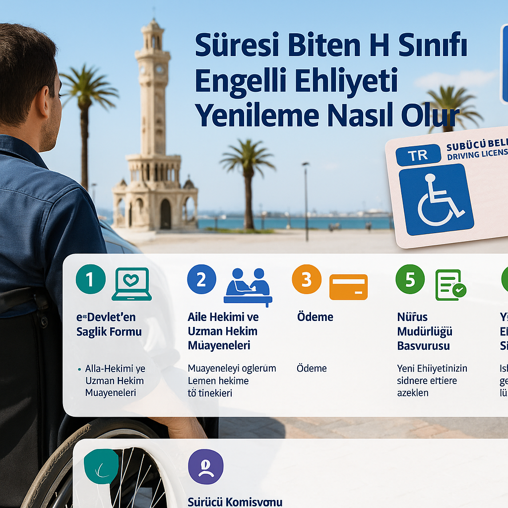 Süresi Biten H Sınıfı Engelli Ehliyeti Yenileme Nasıl Olur